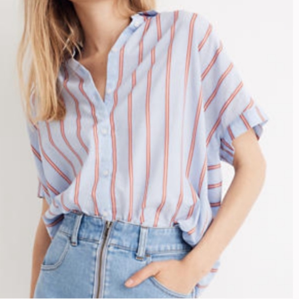 Madewell Central stripe shirt